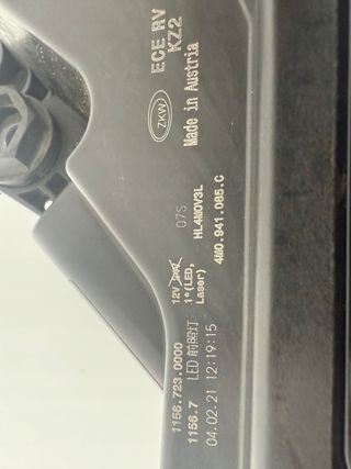 Faros Laser para Audi Q7 SQ7 Lift