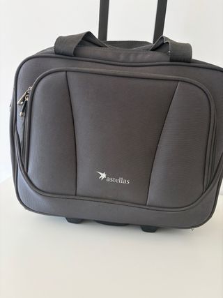 Maleta de viaje con ruedas Astellas gris