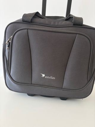Maleta de viaje con ruedas Astellas gris