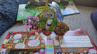 Libros infantiles: Música, Geografía, Ciencia