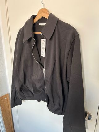 Bomber felpa carbon M Zara