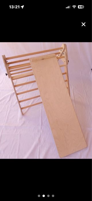 Triángulo Pikler madera