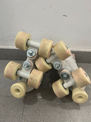 Patines Oxelo 4 Ruedas Blancos