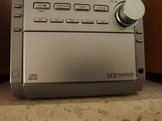 Minicadena Panasonic Plata y Marrón