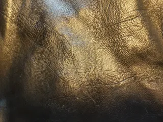 Chaqueta Cuero Cruzada Vintage BMW Talla L