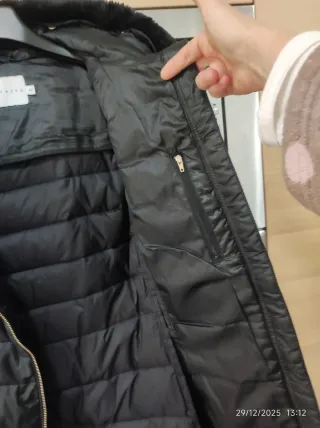 Plumífero Tintoretto Negro Cinturón