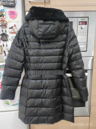 Plumífero Tintoretto Negro Cinturón