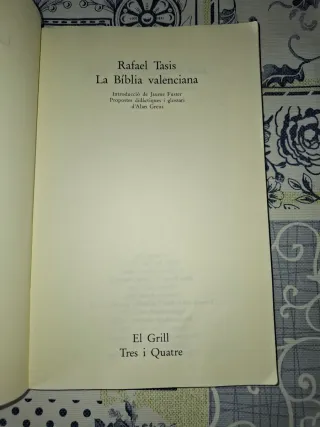 La bíblia valenciana