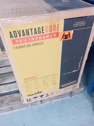 Barbacoa Gas 3 Quemadores Negra