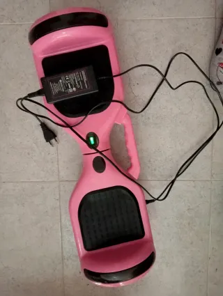 Hoverboard rosa con cargador