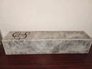 Mueble recibidor colgante con cajon y espejo