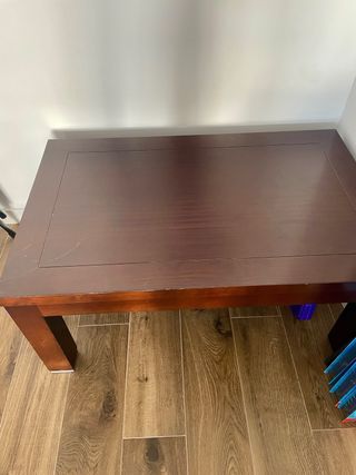 Mesa de comedor y 6 sillas madera