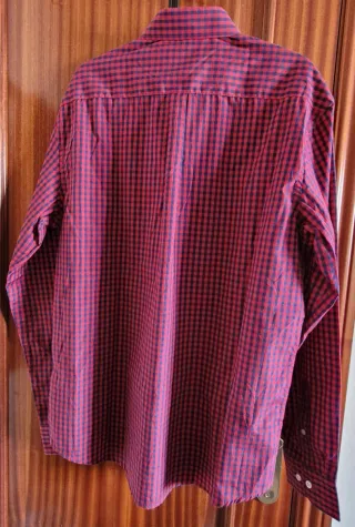 Camisa Cuadros Rojo y Azul Talla XL