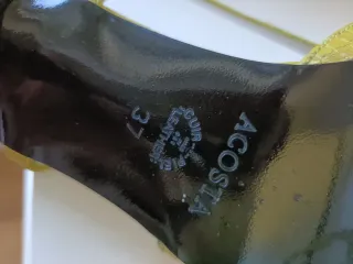 Sandalias piel cocodrilo mostaza