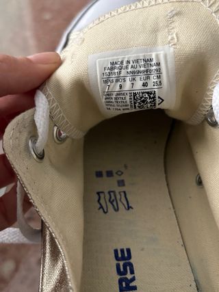 Zapatillas Converse Doradas Talla 40
