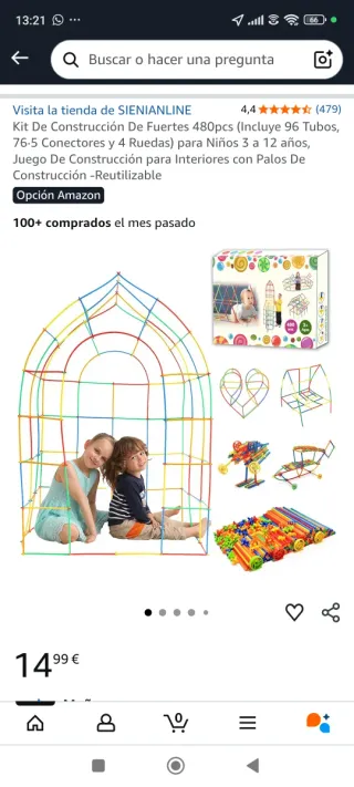 Juego Construcción STEM 480 Piezas