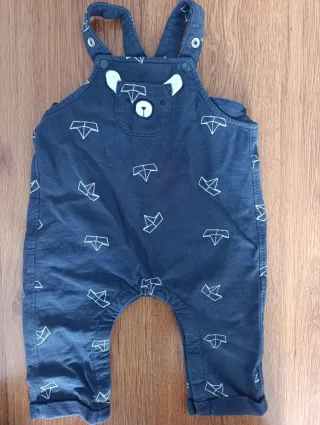 Pack 3 petos y 2 camisetas bebé
