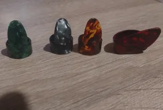 Púas de dedos para guitarra