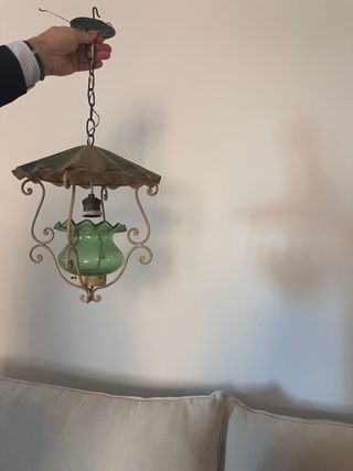 Lámpara Farol Muy Antiguo
