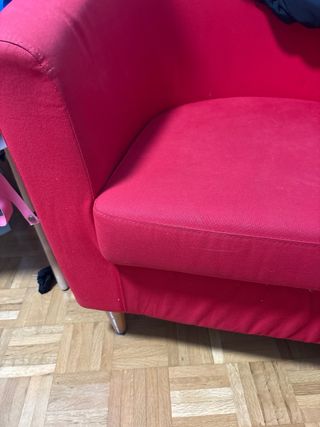Sillón TULLSTA rojo Ikea