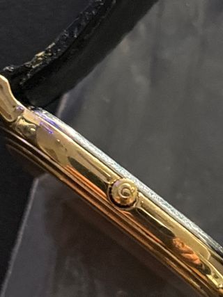 Reloj Omega De Ville Dorado Correa Negra