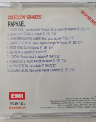 CD Raphael: Yo soy aquel, digan lo que digan...