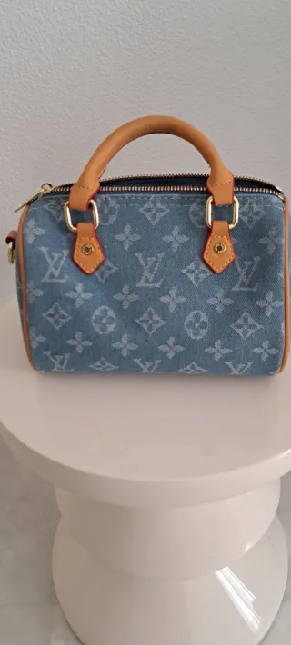 Bolso Louis Vuitton Speedy Denim Azul