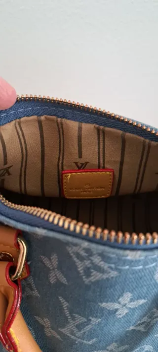Bolso Louis Vuitton Speedy Denim Azul