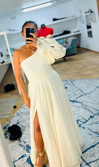 Vestido de Novia Blanco roto