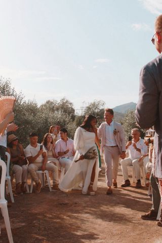 Vestido de Novia Blanco roto