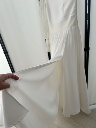 Vestido de Novia Blanco roto