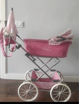 Muñeca Reborn toda silicona con carrito y capota