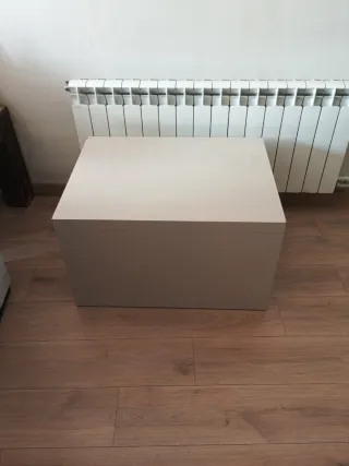 Mueble recibidor blanco madera