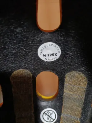 Casco bici infantil amarillo 47-53