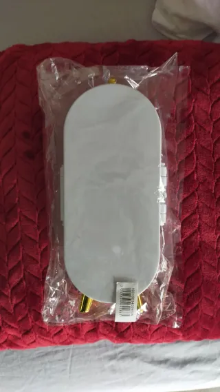 Joyero Organizador Ovalado Blanco y Dorado