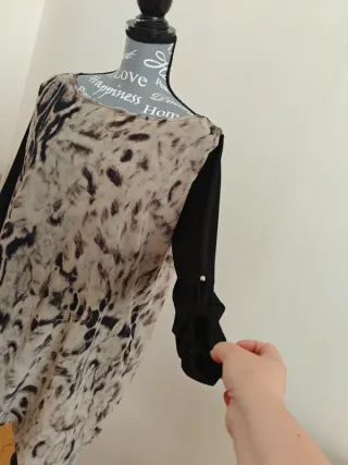 Blusa Lizalù maculata poliestere tg. XXL