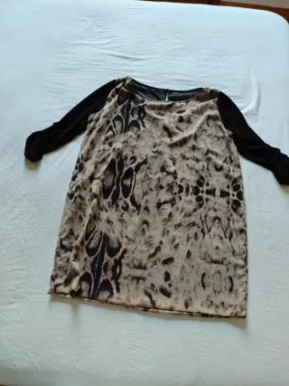 Blusa Lizalù maculata poliestere tg. XXL
