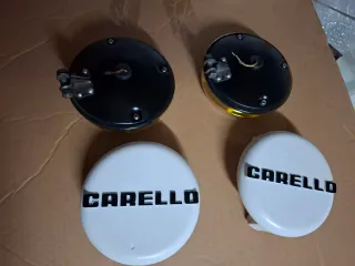 Fari Carello Gialli con Copri Fari