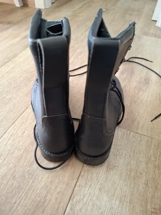 Botas militares hombre negras