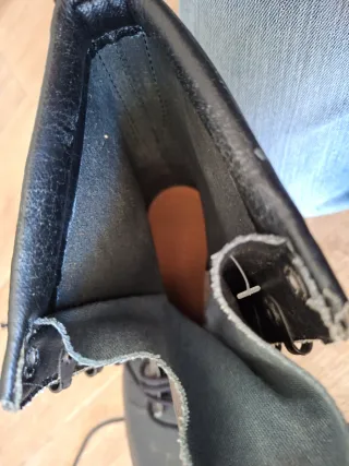 Botas militares hombre negras