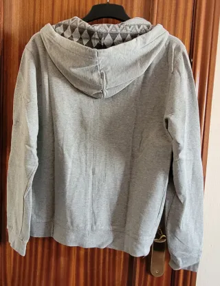 Sudadera Dcode Gris Cremallera Talla L