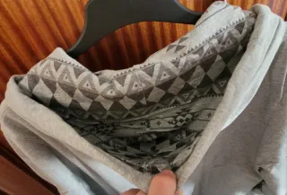 Sudadera Dcode Gris Cremallera Talla L