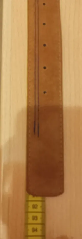 Cinturón de Piel Auténtica BASLINEA Marrón