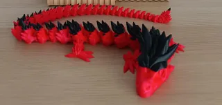 Dragón articulado 63cm de largo