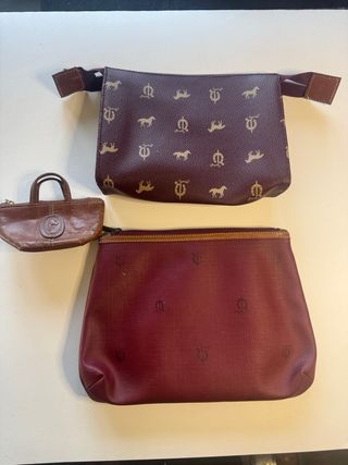 3 neceser bolso monedero El Caballo El Potro