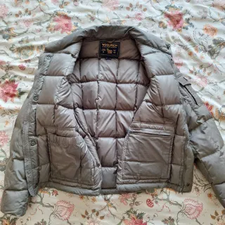 Piumino Woolrich Grigio Uomo