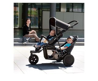 Carrito gemelar Hauck Freerider Negro