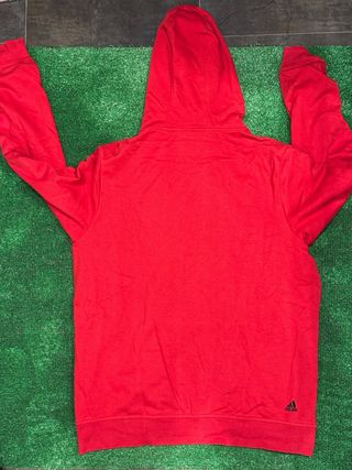 Sudadera Adidas Roja con Diseño