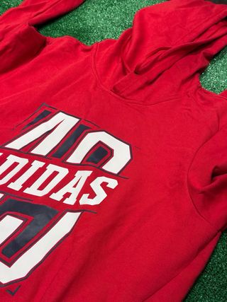 Sudadera Adidas Roja con Diseño