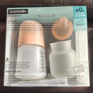 Suavinex Biberón Zero.Zero Starter Set